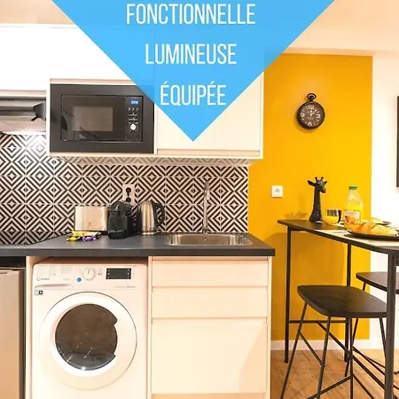 Studio - Self Checkin Automatique - Centre-Ville - Afrique Jouarre Exterior foto